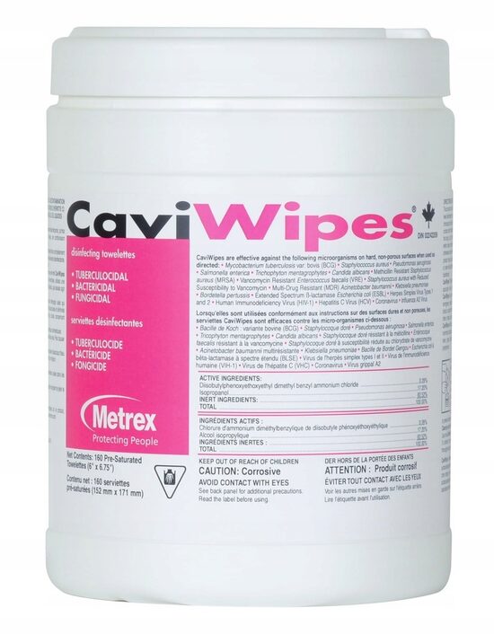 CaviWipes ubrousky v dóze 160ks